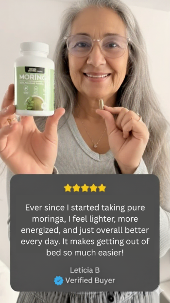 Ever since I started taking pure moringa, I feel lighter, more energized, and just overall better every day. It makes getting out of bed so much easier!